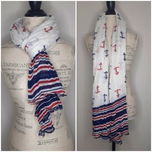 *Final Price* Joy Susan Anchor Scarf/Wrap
